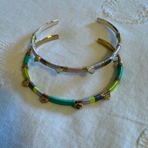 Stella & Dot Colorful Beaded Cuff Bracelets